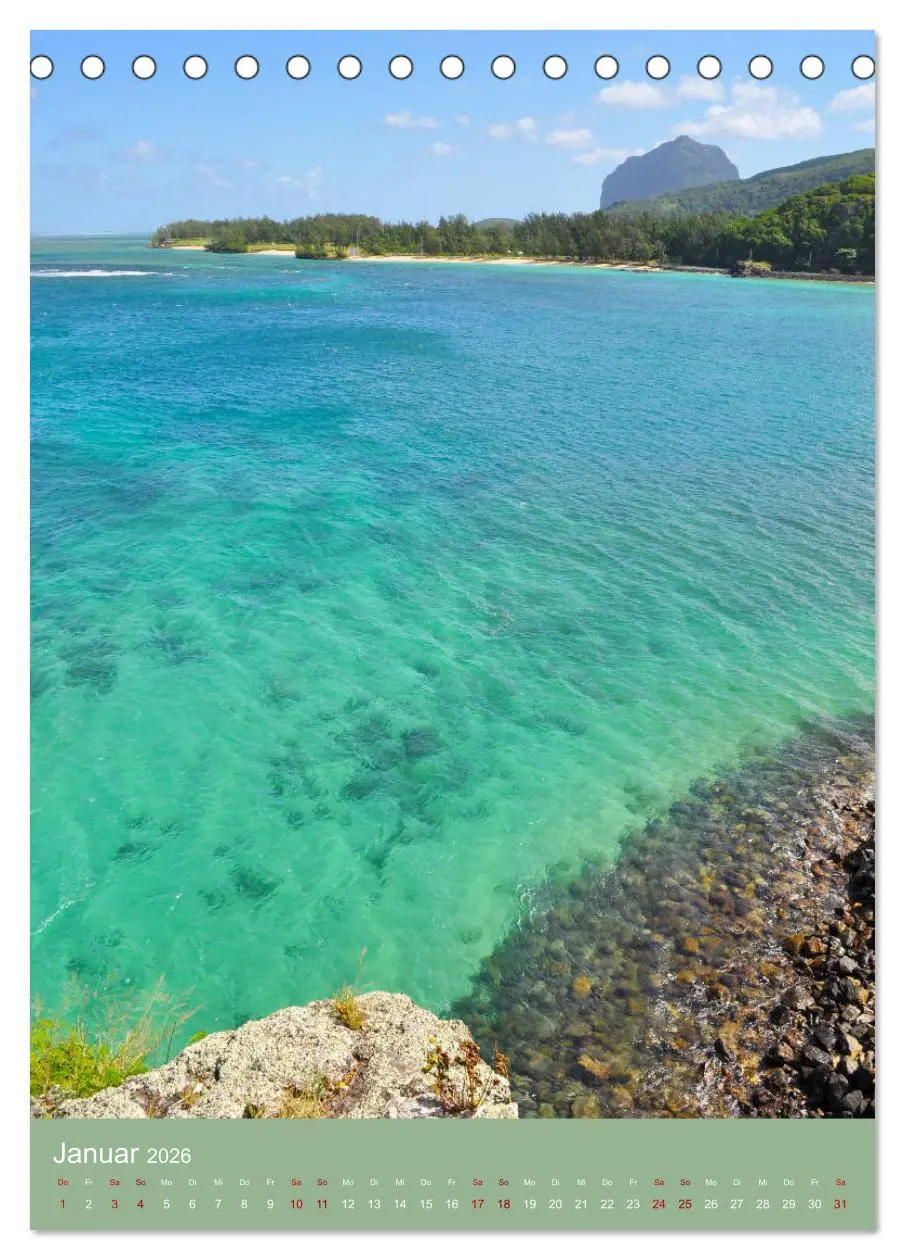 Bild: 9783516373073 | Erlebe mit mir das Inselparadies Mauritius (Tischkalender 2026 DIN...