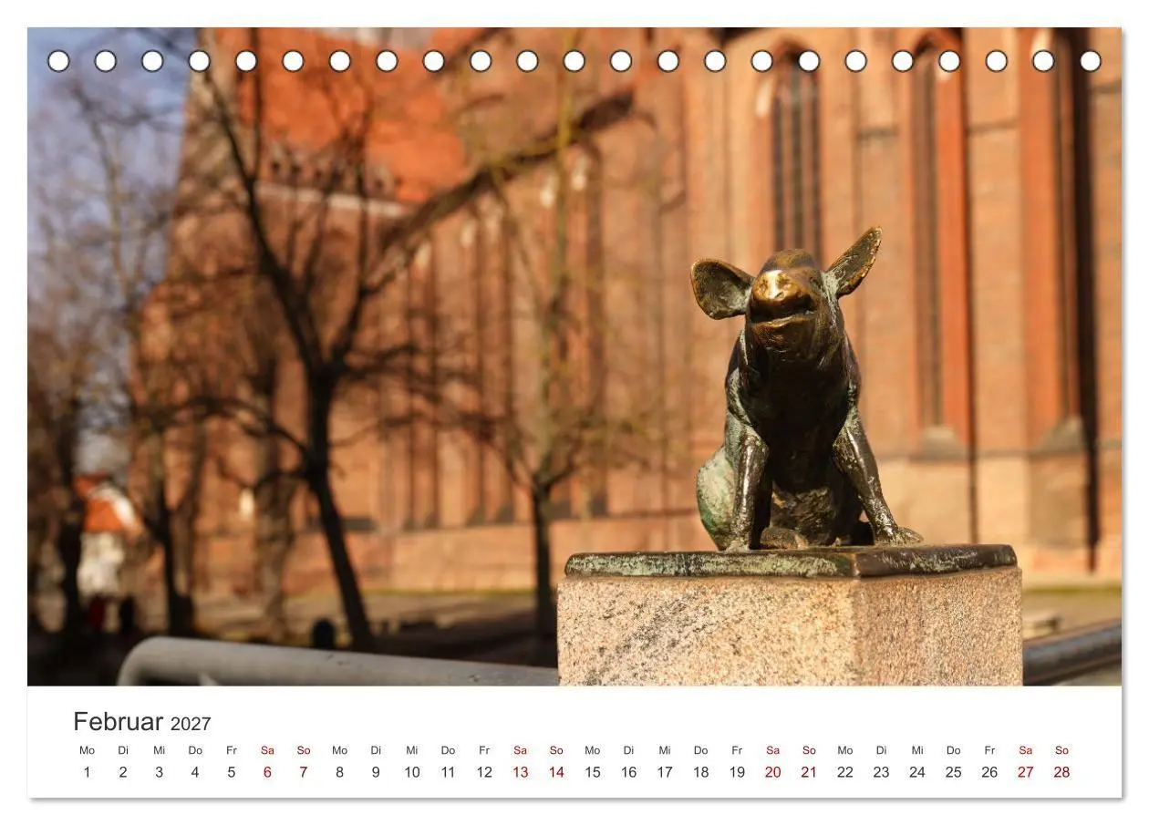 Bild: 9783569393073 | Unser schönes Wismar (Tischkalender 2027 DIN A5 quer), CALVENDO...
