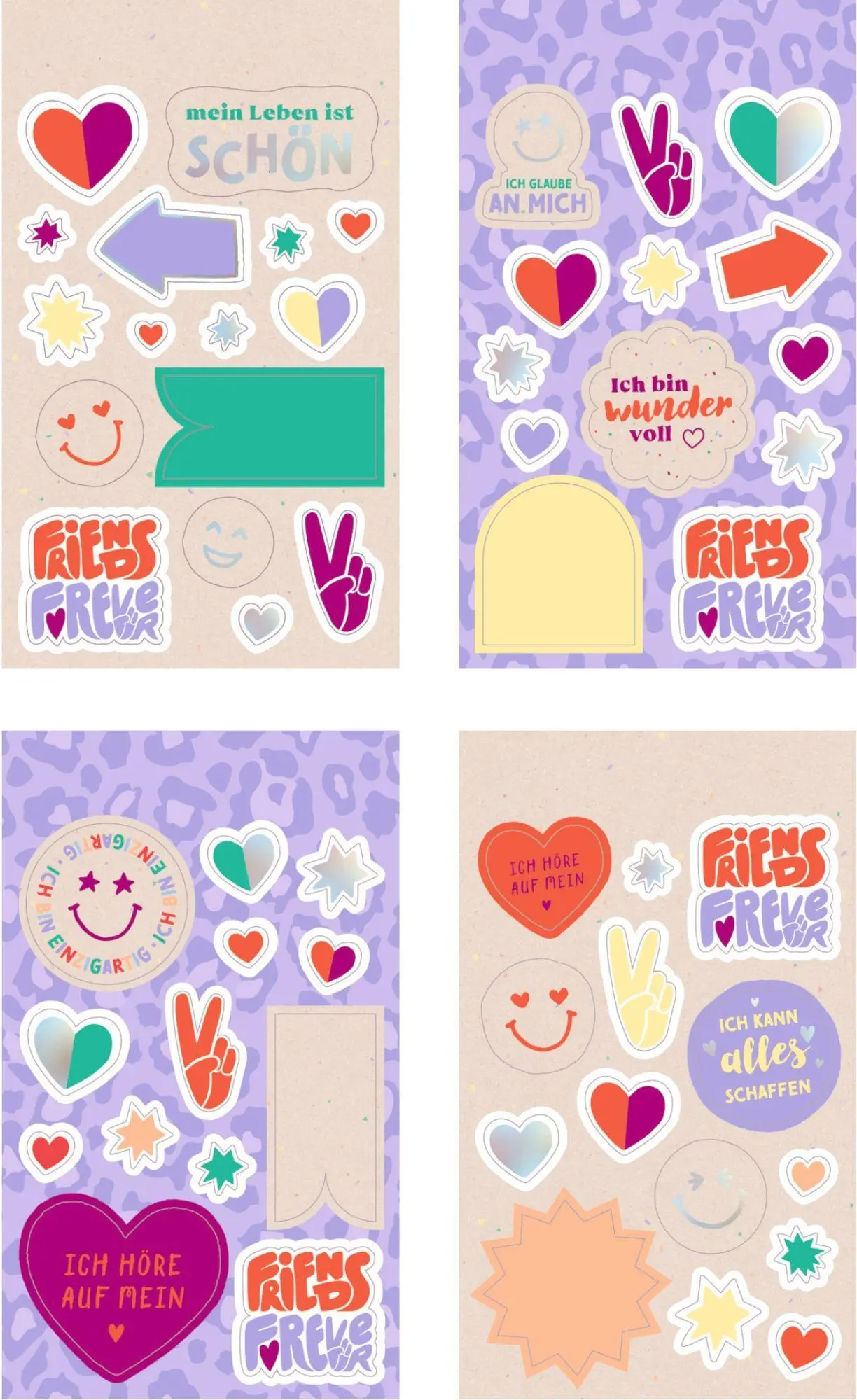 Bild: 4050003973173 | Sticker - Friends Forever | Stickerbögen mit Herz &amp; Power | Buch
