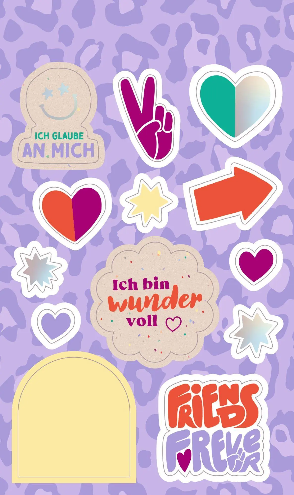 Bild: 4050003973173 | Sticker - Friends Forever | Stickerbögen mit Herz &amp; Power | Buch