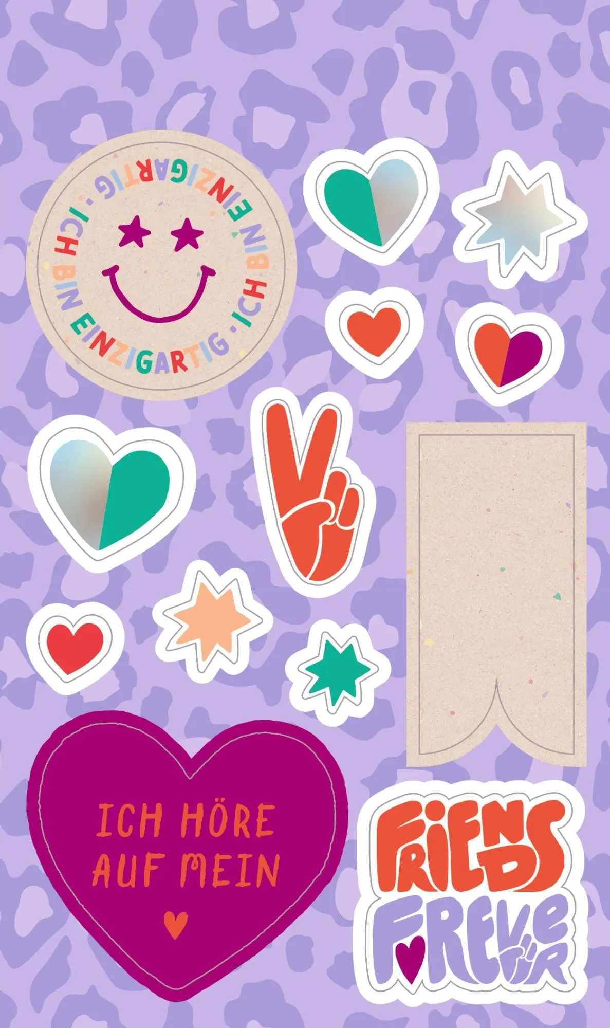 Bild: 4050003973173 | Sticker - Friends Forever | Stickerbögen mit Herz &amp; Power | Buch