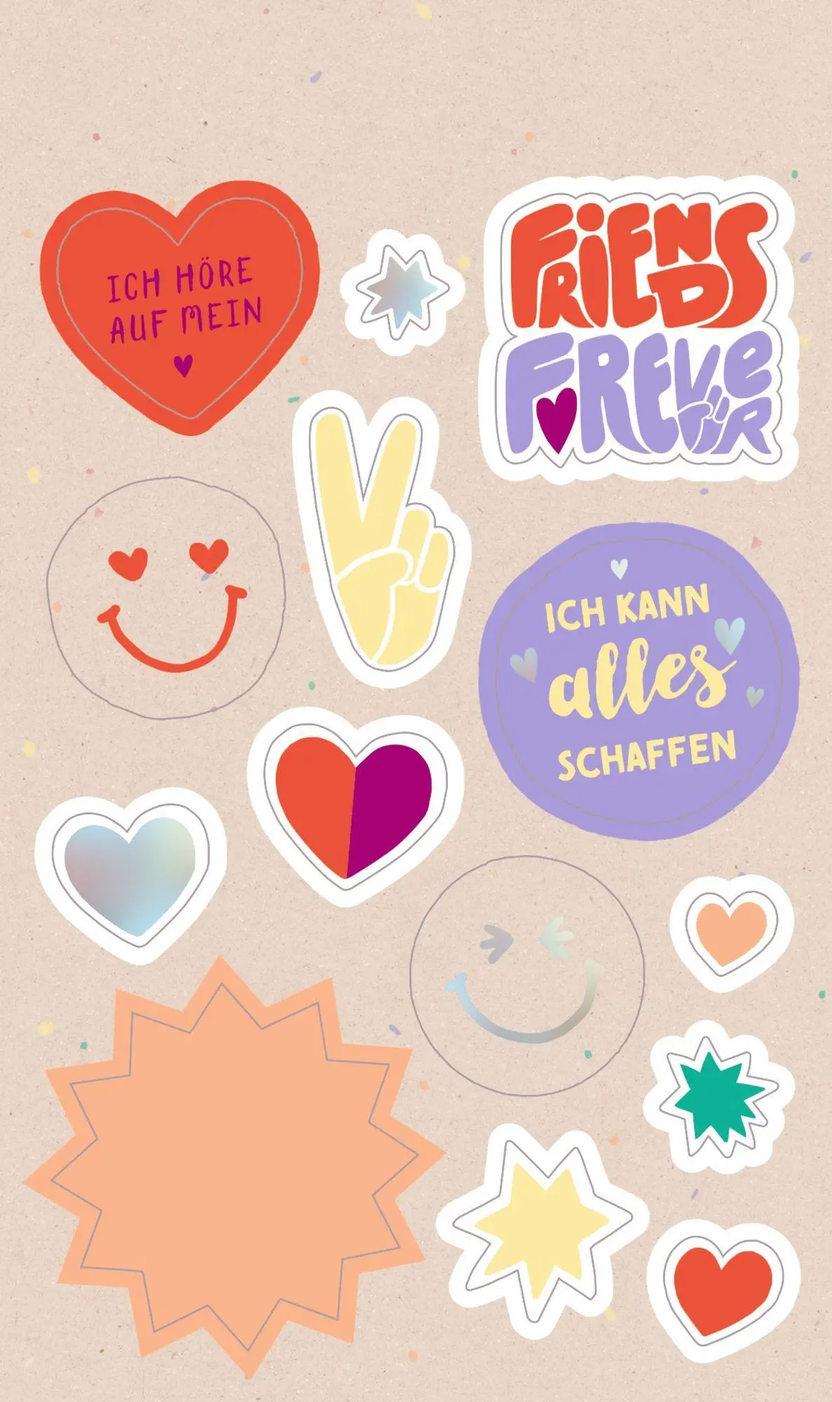 Bild: 4050003973173 | Sticker - Friends Forever | Stickerbögen mit Herz &amp; Power | Buch