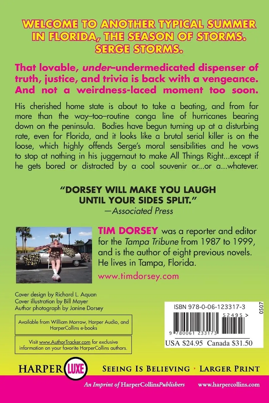 Rückseite: 9780061233173 | Hurricane Punch | Tim Dorsey | Taschenbuch | Englisch | 2007