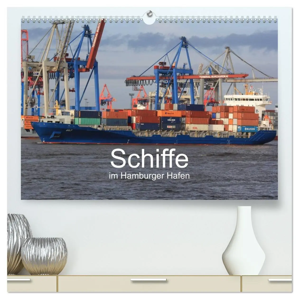 Cover: 9783516123173 | Schiffe im Hamburger Hafen (hochwertiger Premium Wandkalender 2026...
