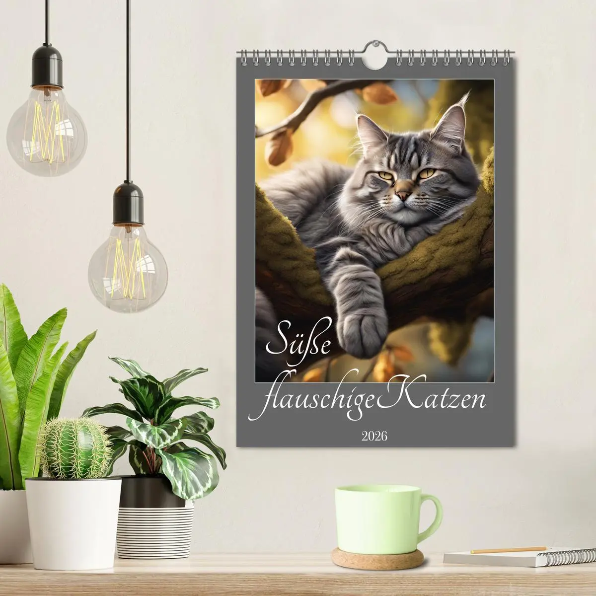 Bild: 9783516293173 | Süße flauschige Katzen (Wandkalender 2026 DIN A4 hoch), CALVENDO...