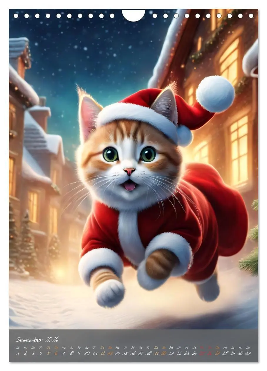 Bild: 9783516293173 | Süße flauschige Katzen (Wandkalender 2026 DIN A4 hoch), CALVENDO...