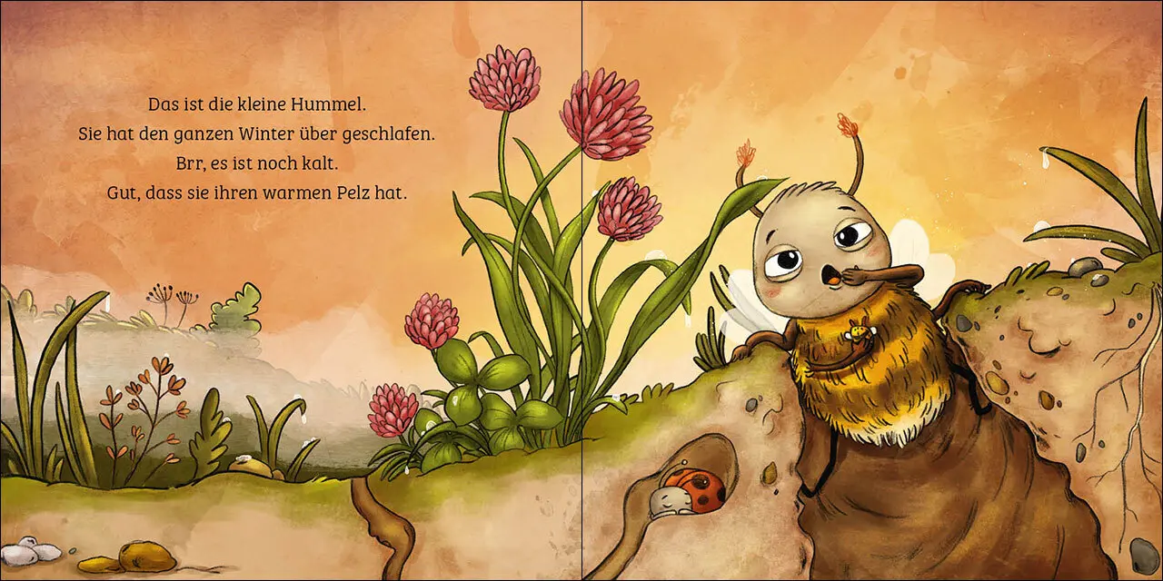 Rückseite: 9783743213173 | Mein erstes Naturbuch - Die Hummel | Sandra Grimm | Buch | Naturkind