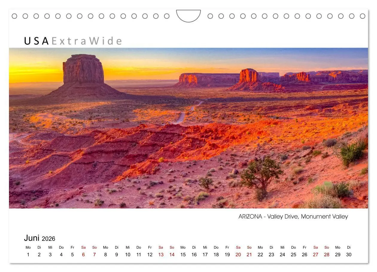 Bild: 9783457643273 | Impressionen aus ARIZONA - Panoramabilder (Wandkalender 2026 DIN A4...