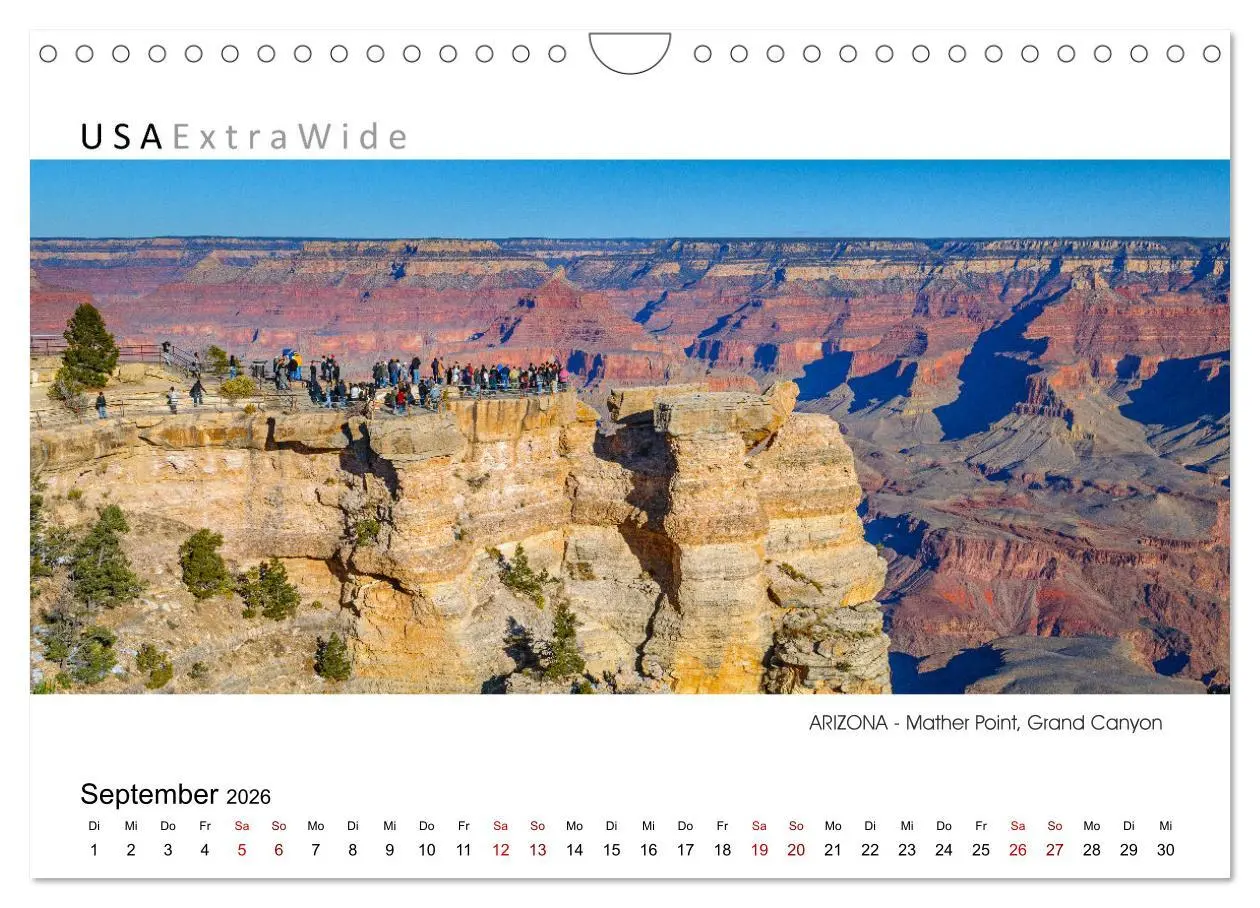 Bild: 9783457643273 | Impressionen aus ARIZONA - Panoramabilder (Wandkalender 2026 DIN A4...