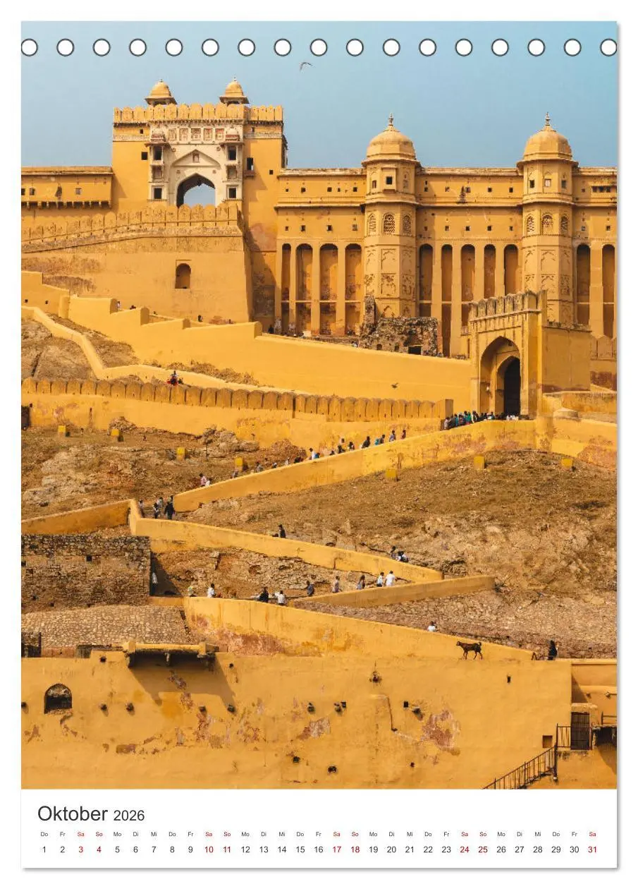 Bild: 9783516353273 | Indien - Das wunderschöne Land in Asien. (Tischkalender 2026 DIN A5...