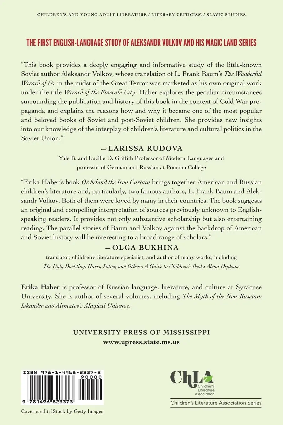 Rückseite: 9781496823373 | Oz Behind the Iron Curtain | Erika Haber | Taschenbuch | Englisch