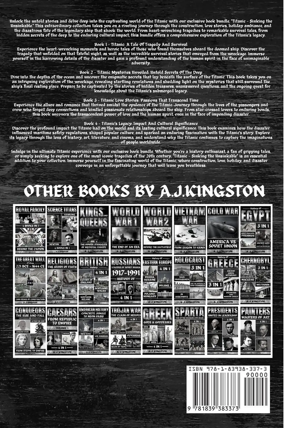 Rückseite: 9781839383373 | Titanic - Sinking The Unsinkable | A. J. Kingston | Taschenbuch | 2023