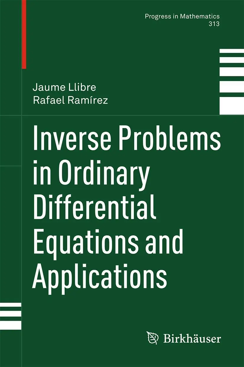 Cover: 9783319263373 | Inverse Problems in Ordinary Differential Equations and Applications
