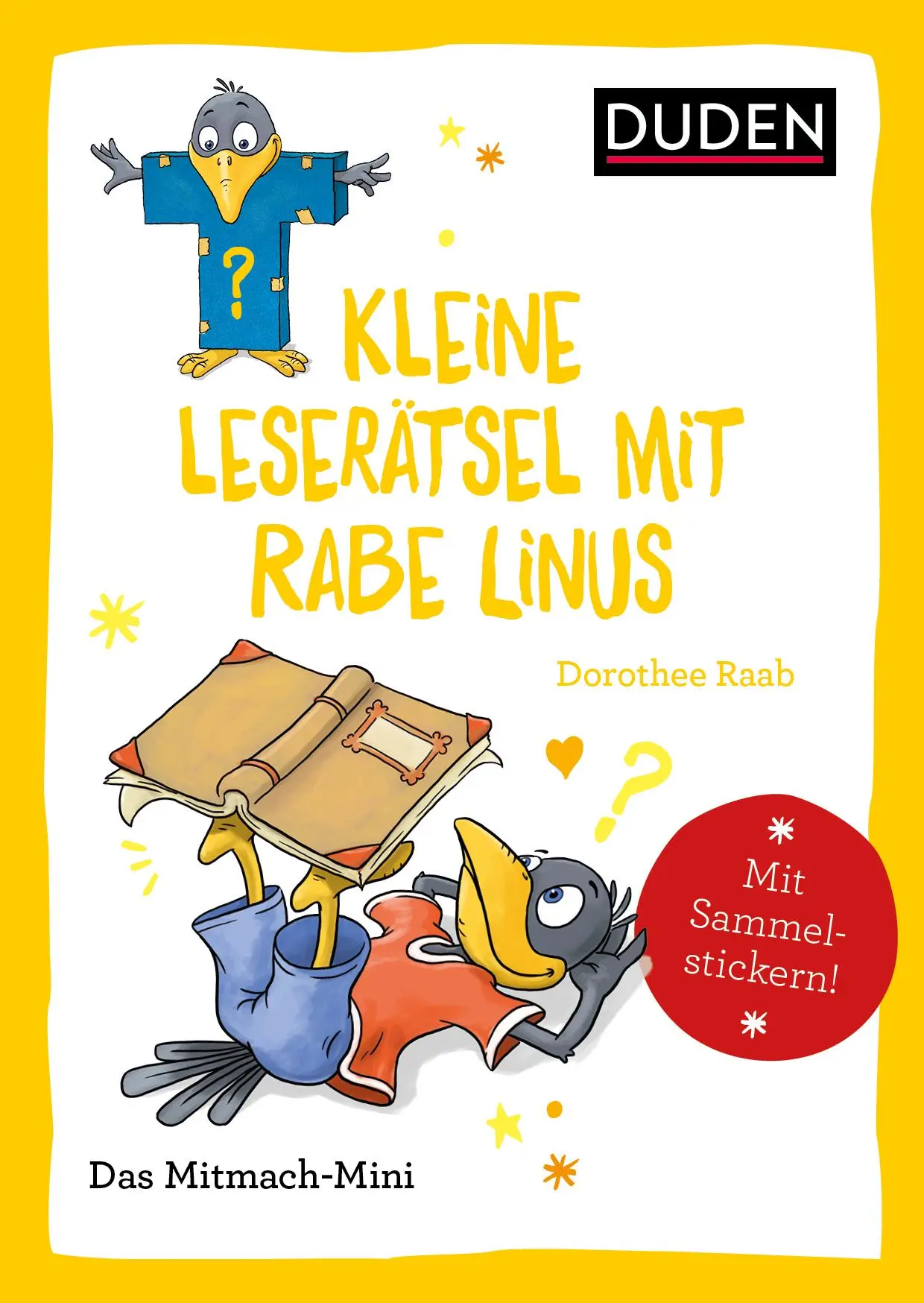 Cover: 9783411853373 | Duden Minis (Band 38)  Kleine Leserätsel mit Rabe Linus / VE3 | Raab
