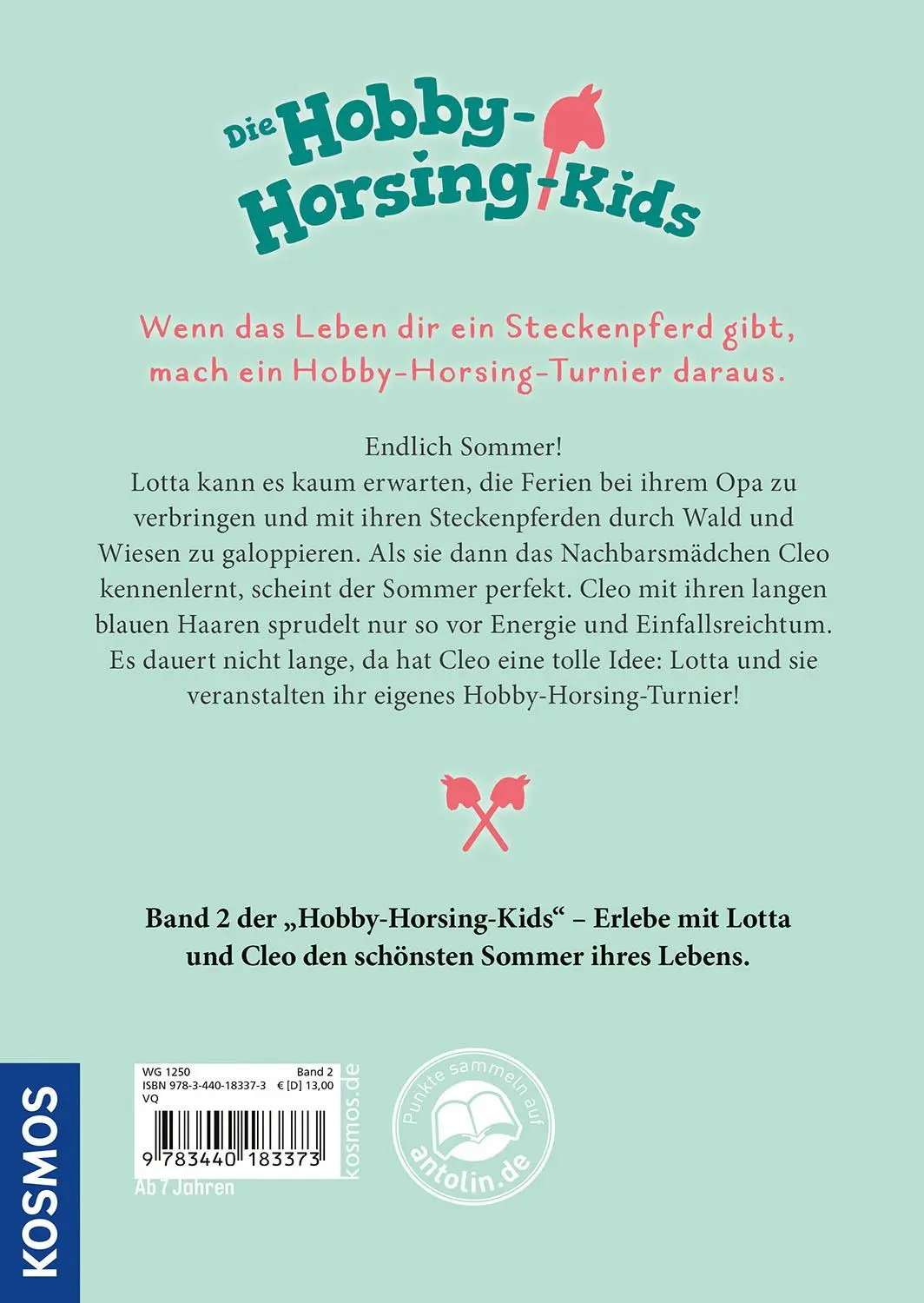 Bild: 9783440183373 | Die Hobby-Horsing-Kids, 2, Sommer, Sonne, Pferdeglück | Jenny Bicho