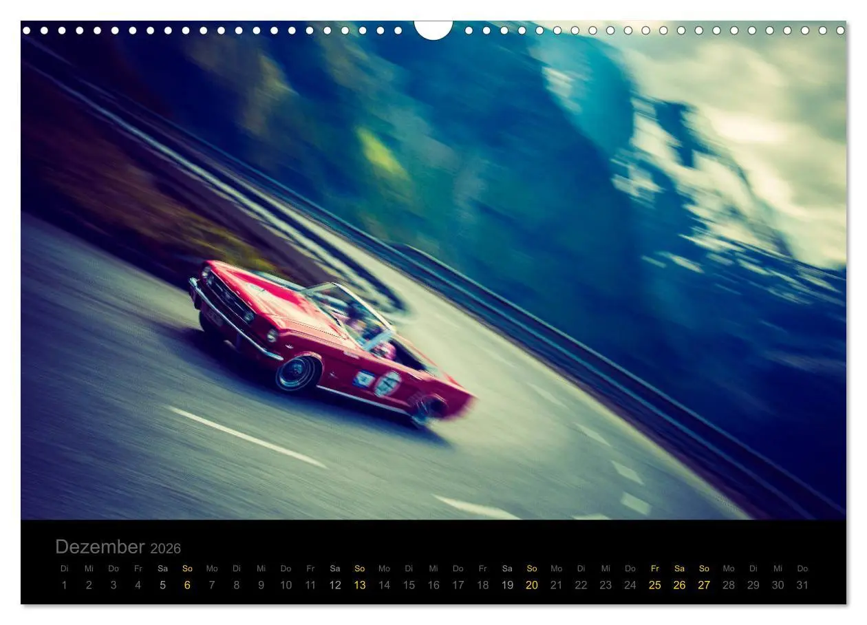 Bild: 9783457873373 | Flying Ford Mustang (Wandkalender 2026 DIN A3 quer), CALVENDO...