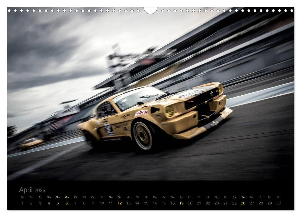 Bild: 9783457873373 | Flying Ford Mustang (Wandkalender 2026 DIN A3 quer), CALVENDO...