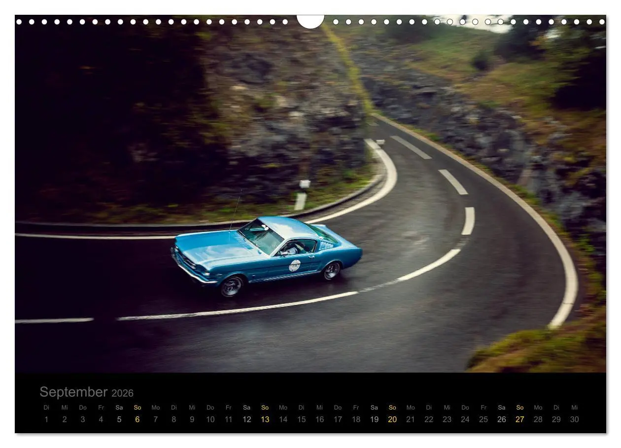 Bild: 9783457873373 | Flying Ford Mustang (Wandkalender 2026 DIN A3 quer), CALVENDO...