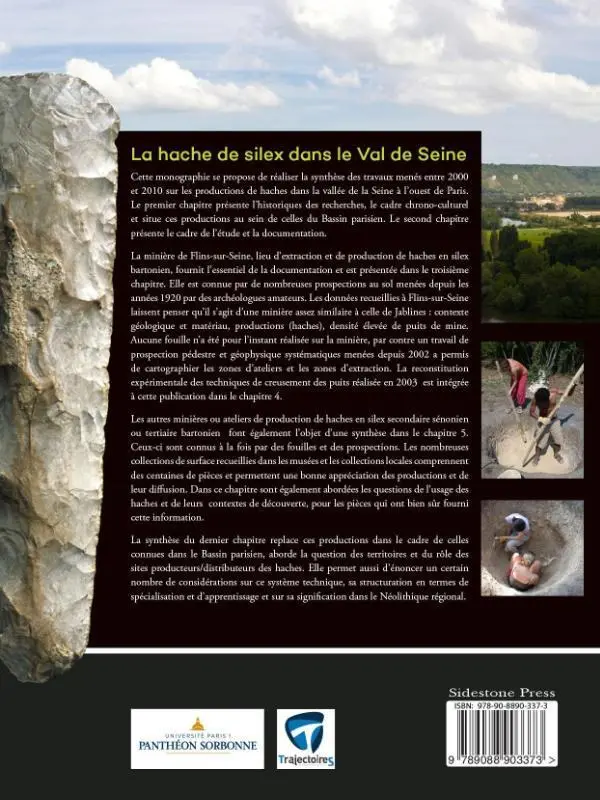 Rückseite: 9789088903373 | La hache de silex dans le Val de Seine | François Giligny (u. a.)