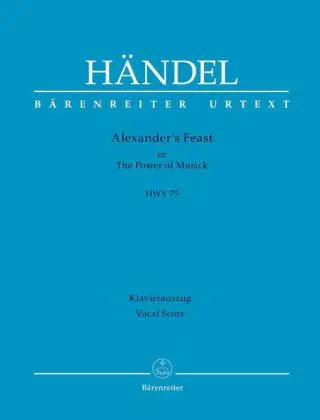 Cover: 9790006543373 | Alexanders Feast HWV 75, Revidierter Klavierauszug | Händel | Buch