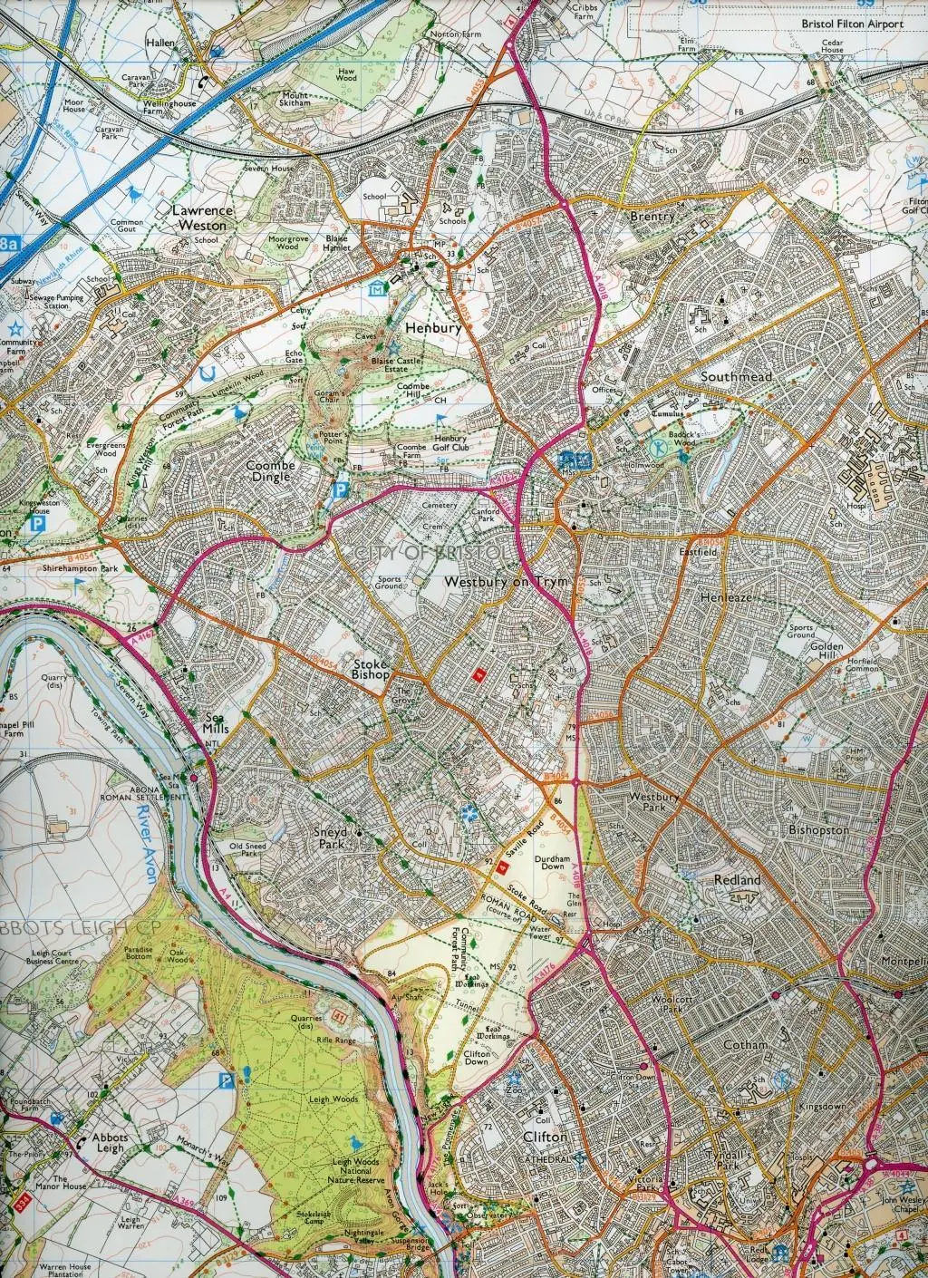 Bild: 9780319243473 | Bristol West and Portishead | Ordnance Survey | (Land-)Karte | 2015