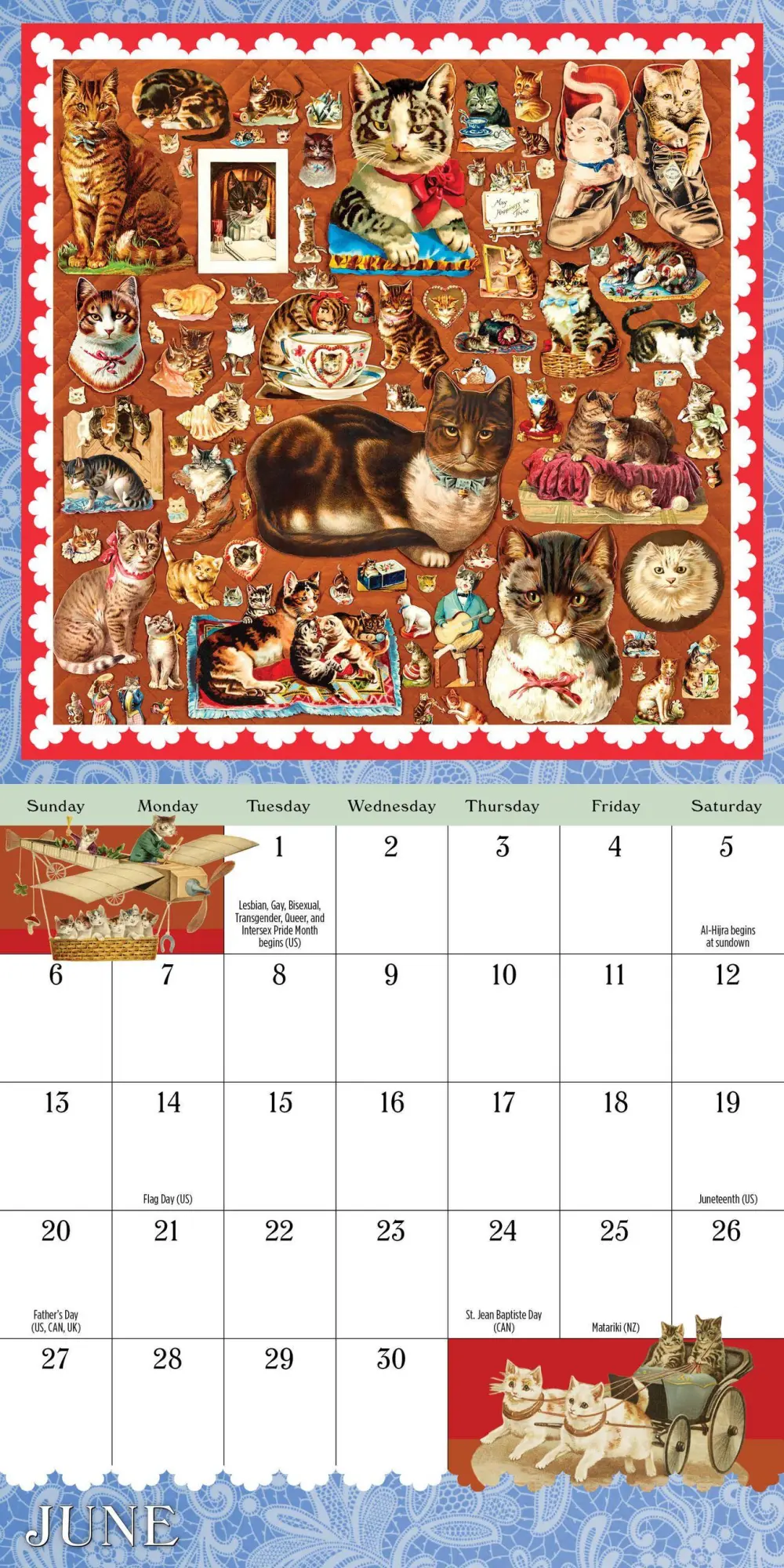 Bild: 9781523533473 | Cynthia Hart's Victoriana Cats Mini Wall Calendar 2027 | Hart (u. a.)
