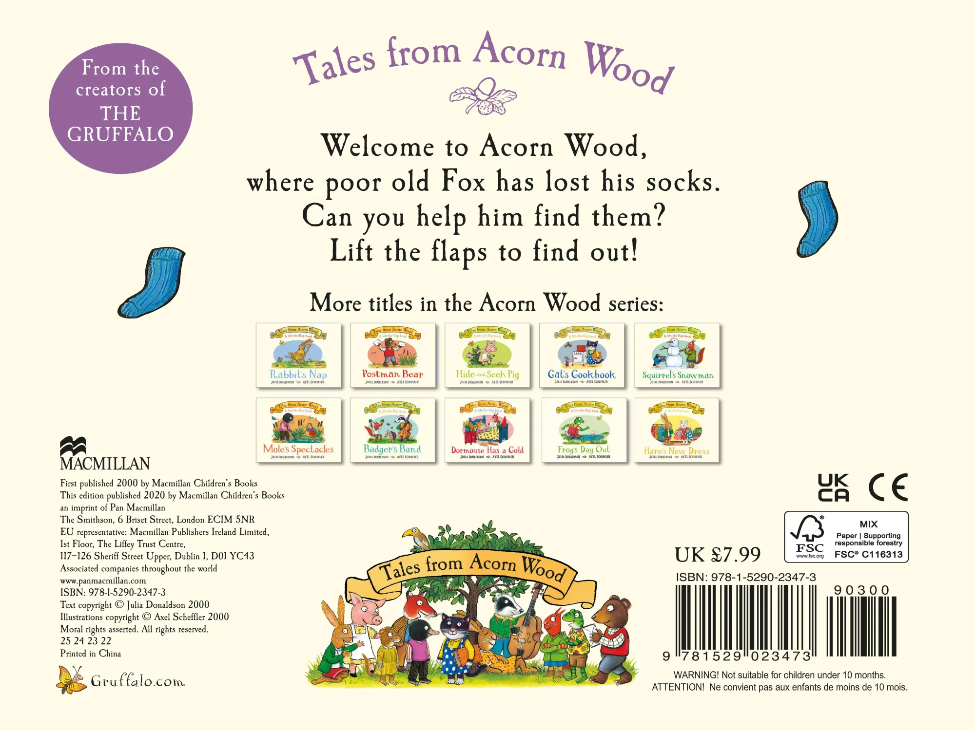 Bild: 9781529023473 | Tales from Acorn Wood: Fox's Socks | A lift-the flap book | Buch