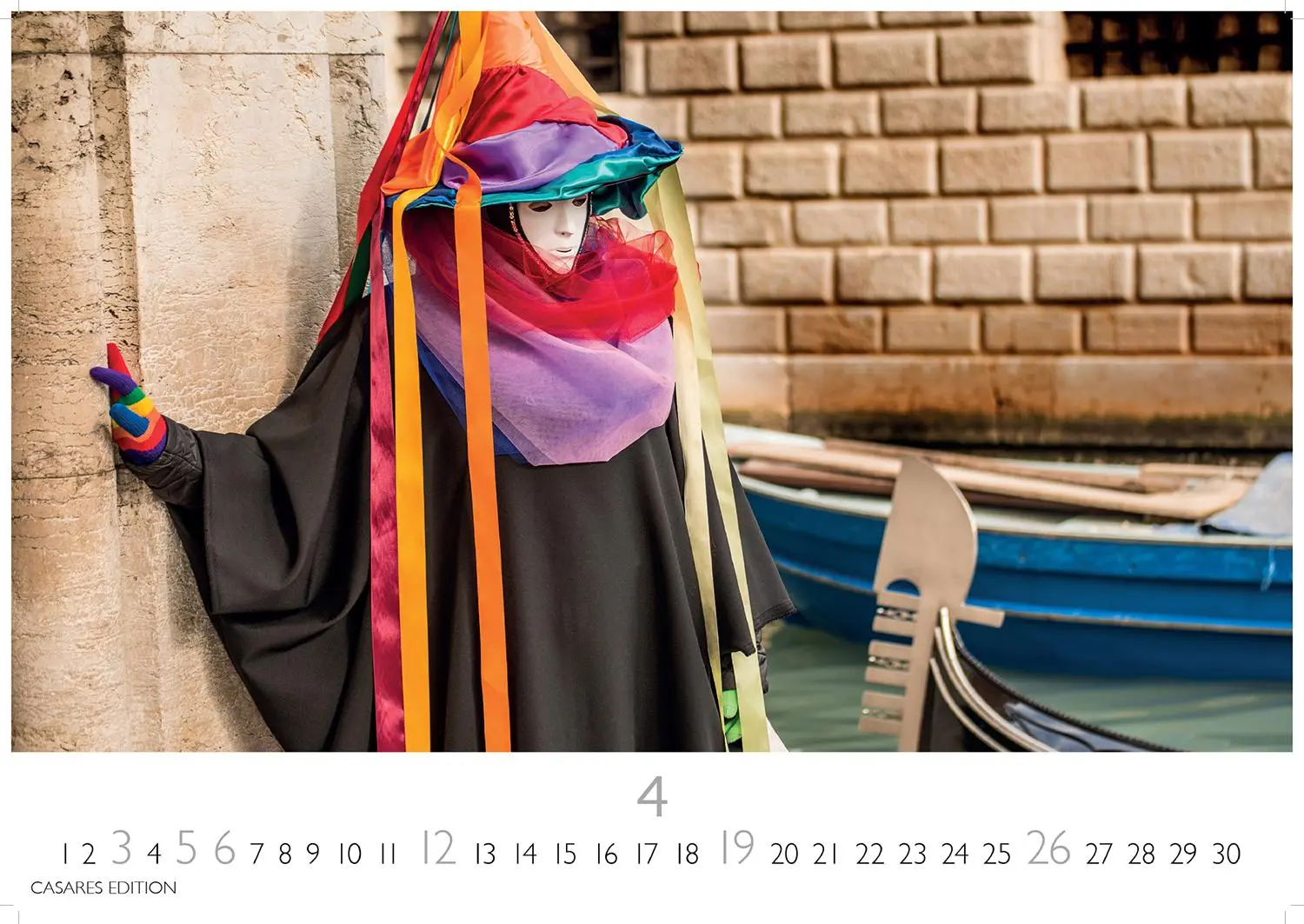 Bild: 9781835243473 | Venedig Karneval Kalender 2026 24x35 cm -Wandkalender mit...