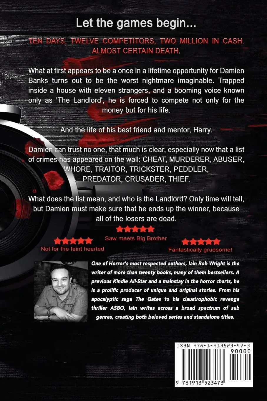 Rückseite: 9781913523473 | The Housemates | Iain Rob Wright | Taschenbuch | Englisch | 2013