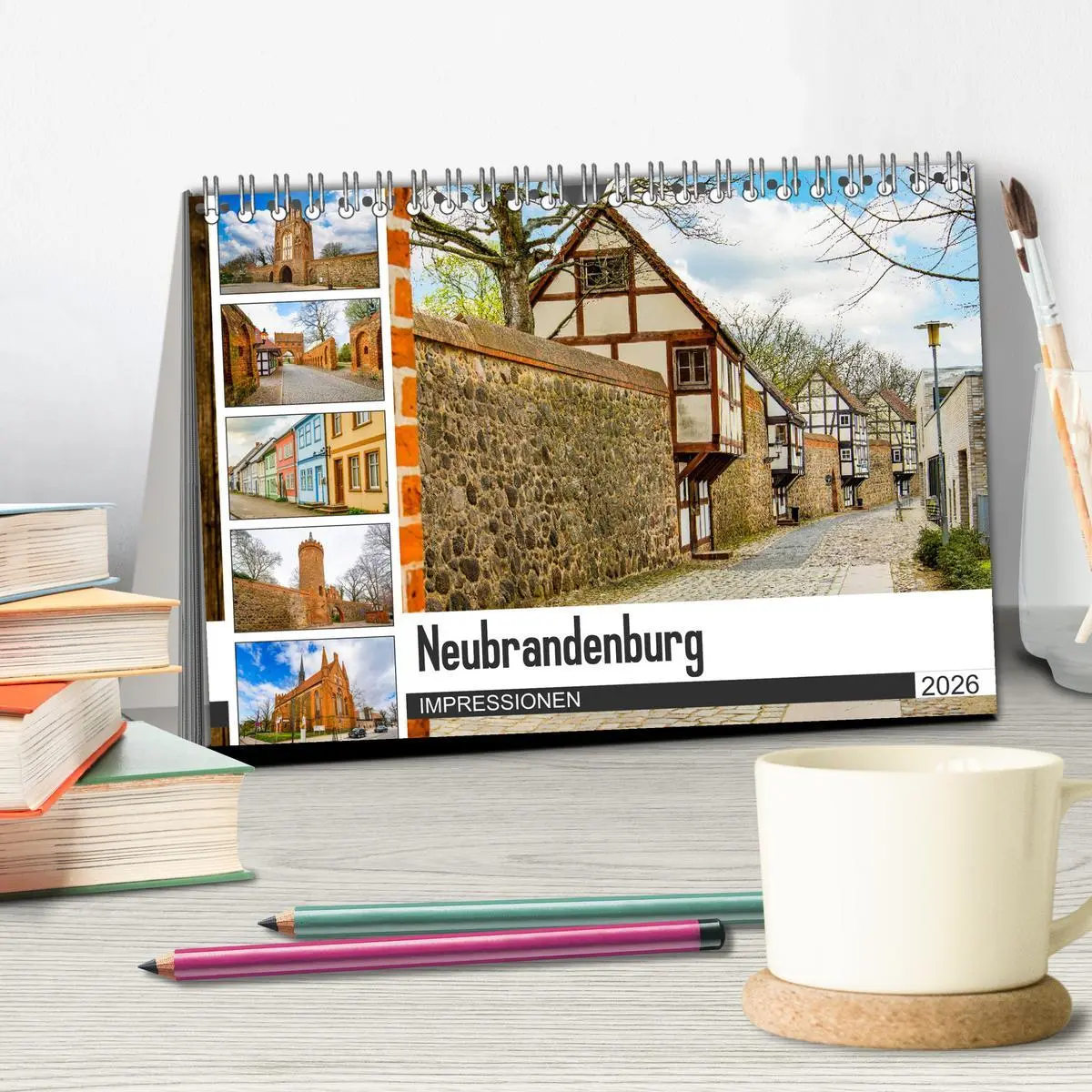 Bild: 9783457793473 | Neubrandenburg Impressionen (Tischkalender 2026 DIN A5 quer),...