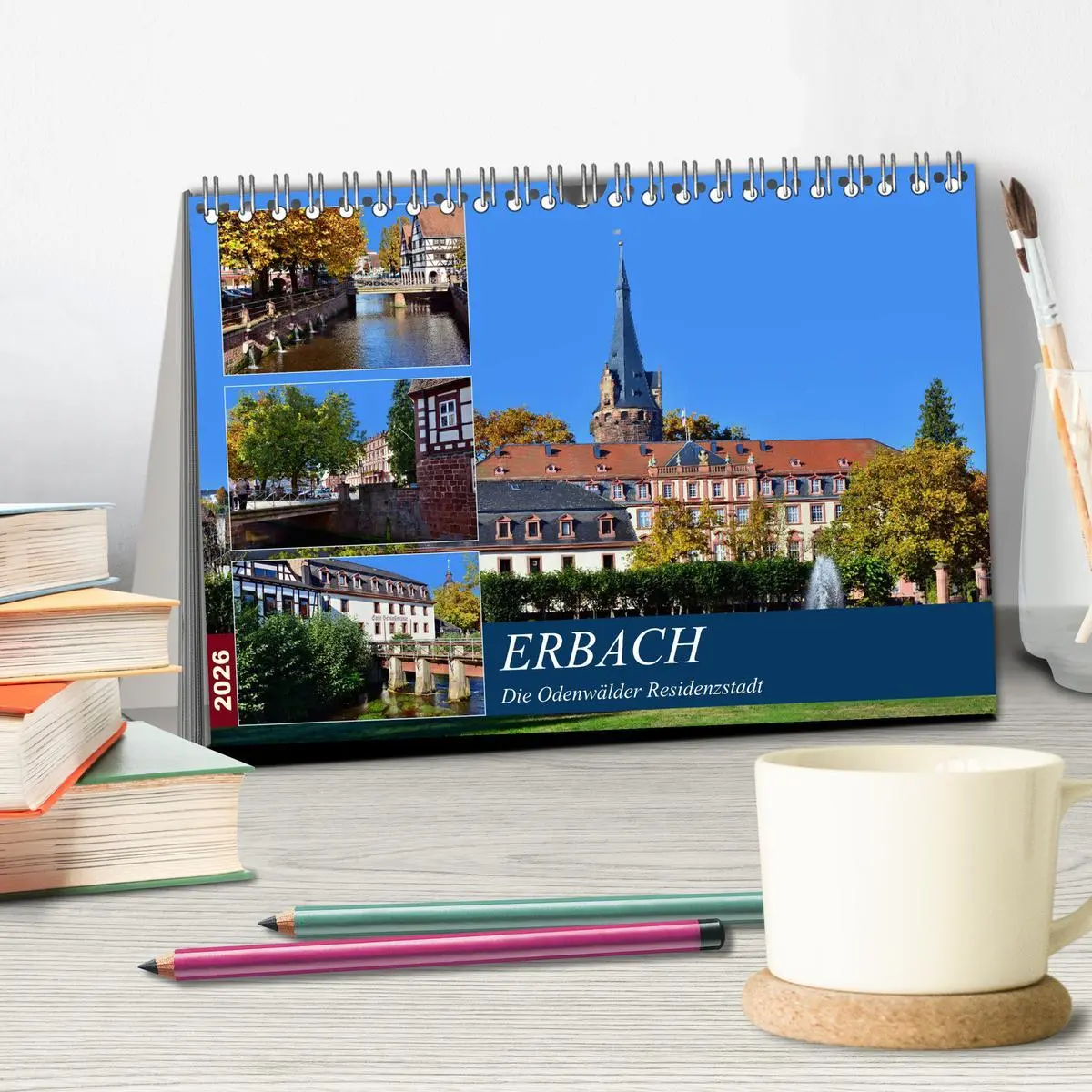 Bild: 9783457863473 | Erbach - Die Odenwälder Residenzstadt (Tischkalender 2026 DIN A5...