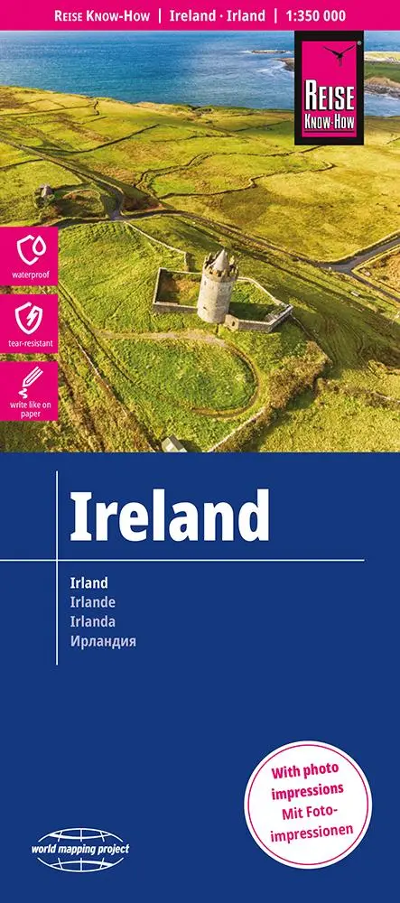 Cover: 9783831773473 | Reise Know-How Landkarte Irland / Ireland (1:350.000) | Rump | 2 S.
