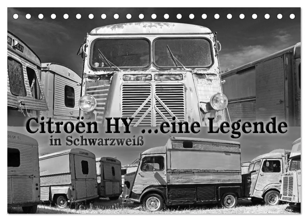 Cover: 9783457783573 | Citroën HY eine Legende in Schwarzweiß (Tischkalender 2026 DIN A5...