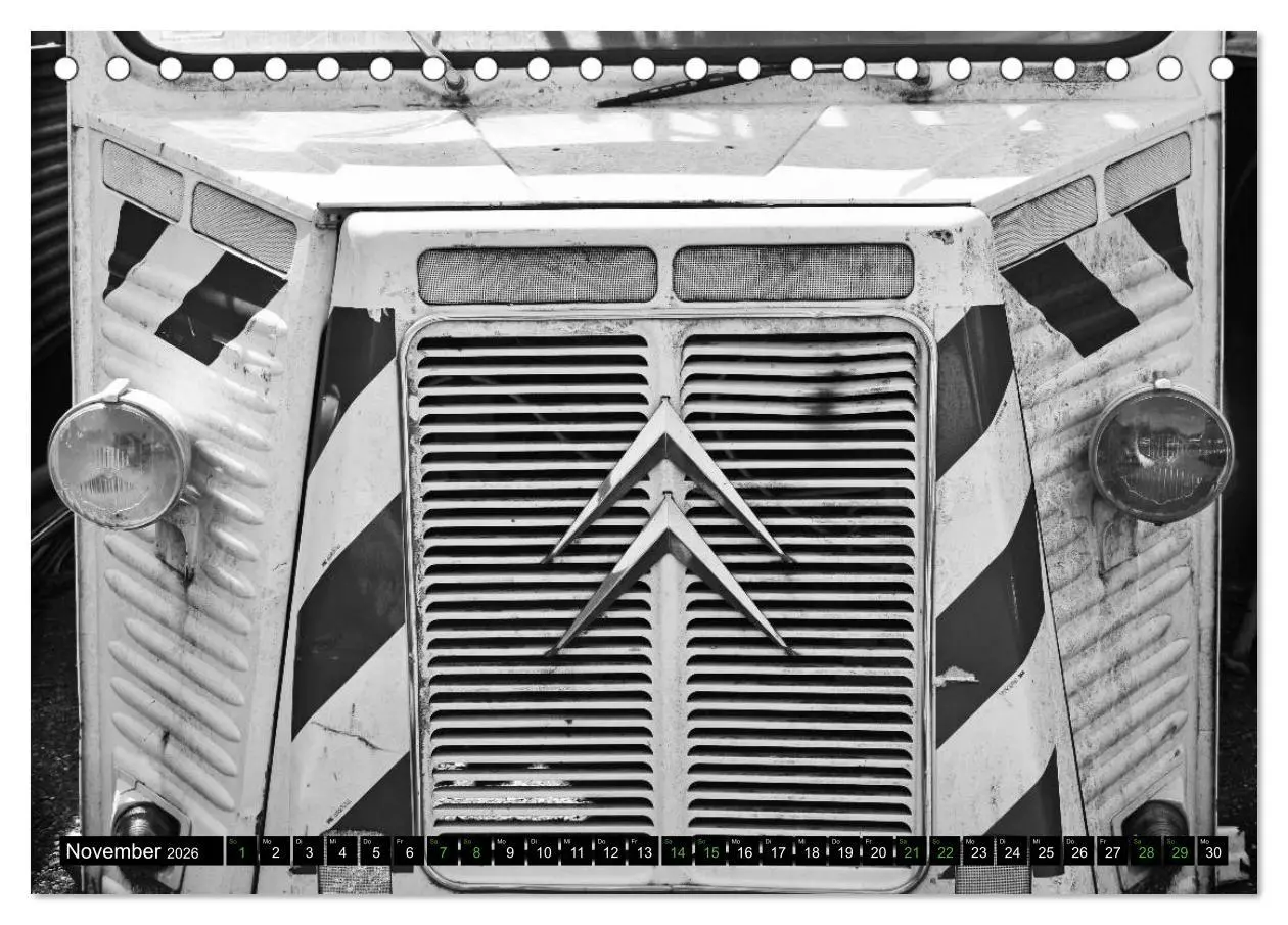 Bild: 9783457783573 | Citroën HY eine Legende in Schwarzweiß (Tischkalender 2026 DIN A5...