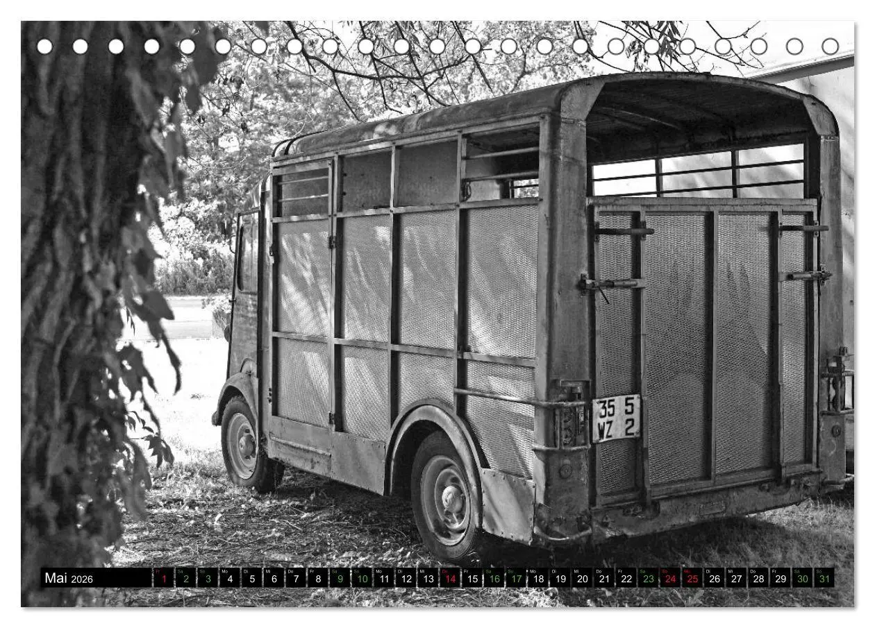 Bild: 9783457783573 | Citroën HY eine Legende in Schwarzweiß (Tischkalender 2026 DIN A5...