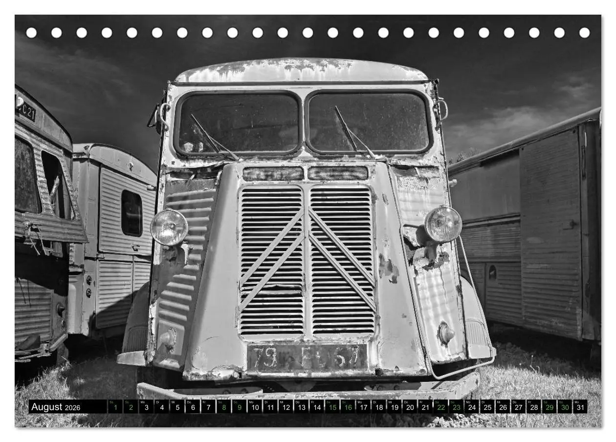 Bild: 9783457783573 | Citroën HY eine Legende in Schwarzweiß (Tischkalender 2026 DIN A5...