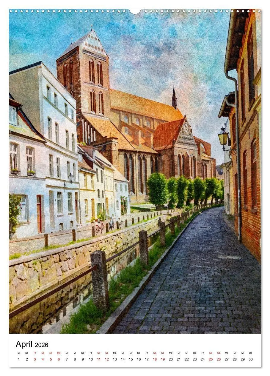 Bild: 9783516703573 | Hansestadt Wismar - Aquarellansichten der Perle des Nordens...