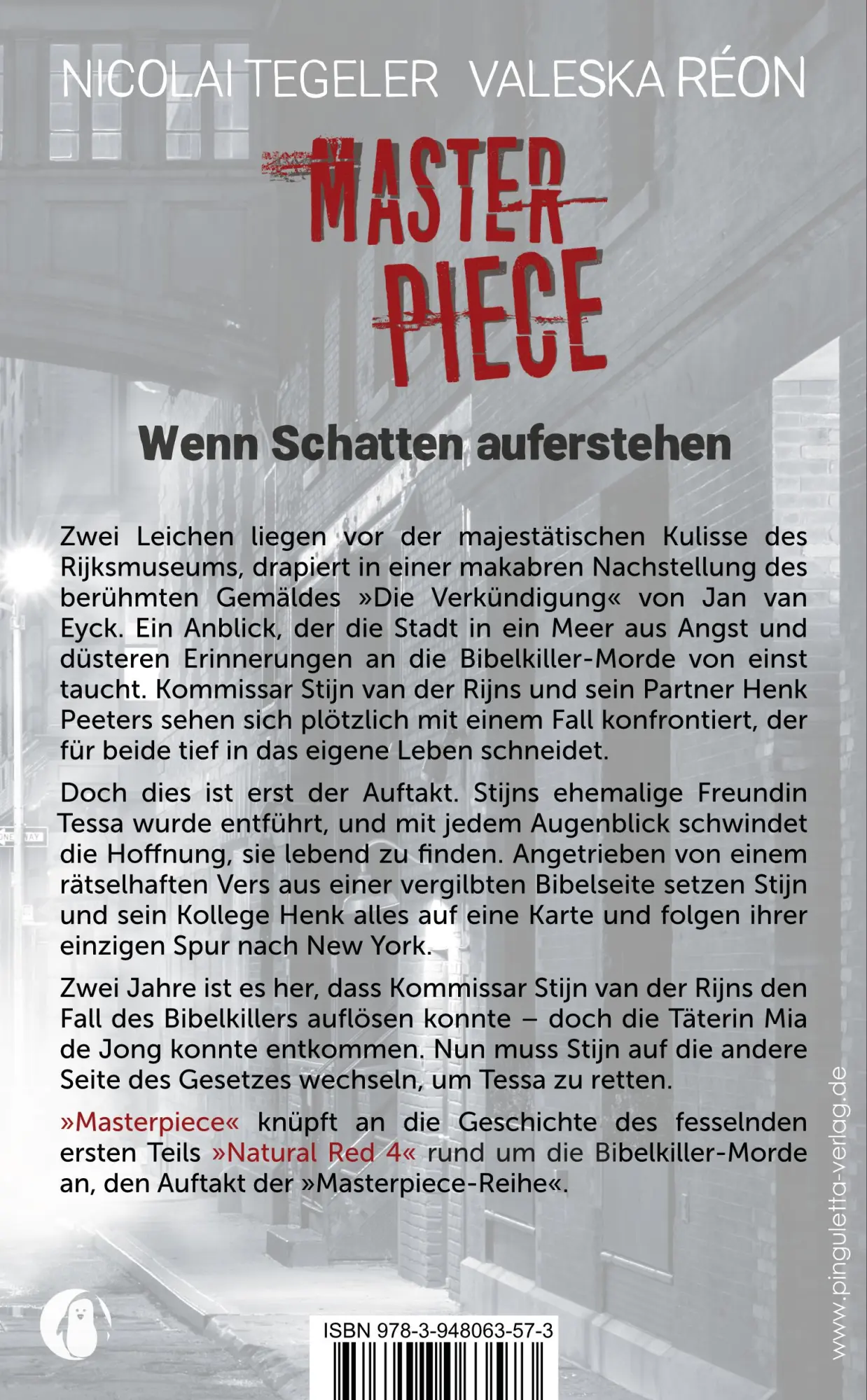 Rückseite: 9783948063573 | Masterpiece | Wenn Schatten auferstehen | Valeska Réon (u. a.) | Buch