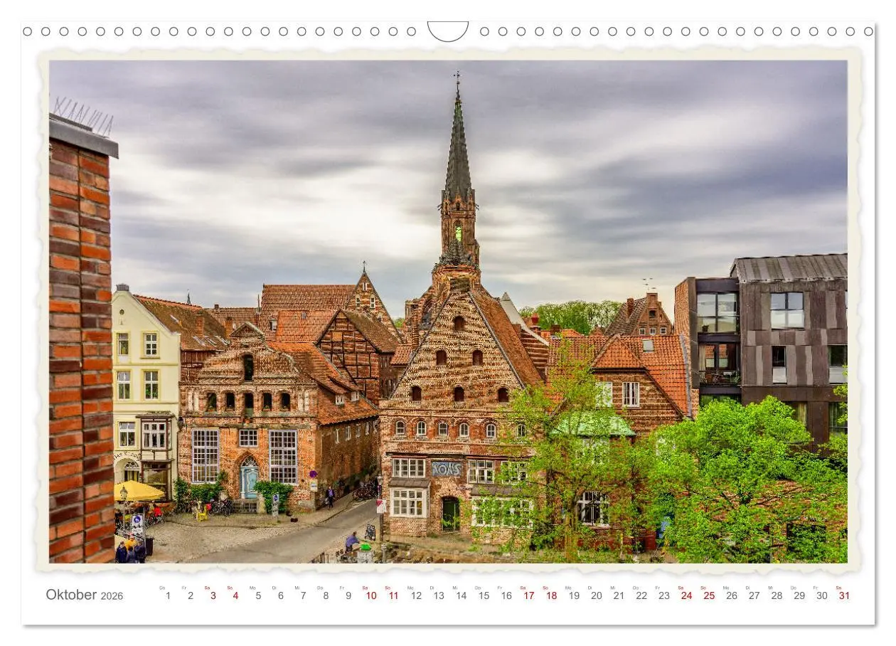 Bild: 9783457463673 | Malerisches Lüneburg (Wandkalender 2026 DIN A3 quer), CALVENDO...