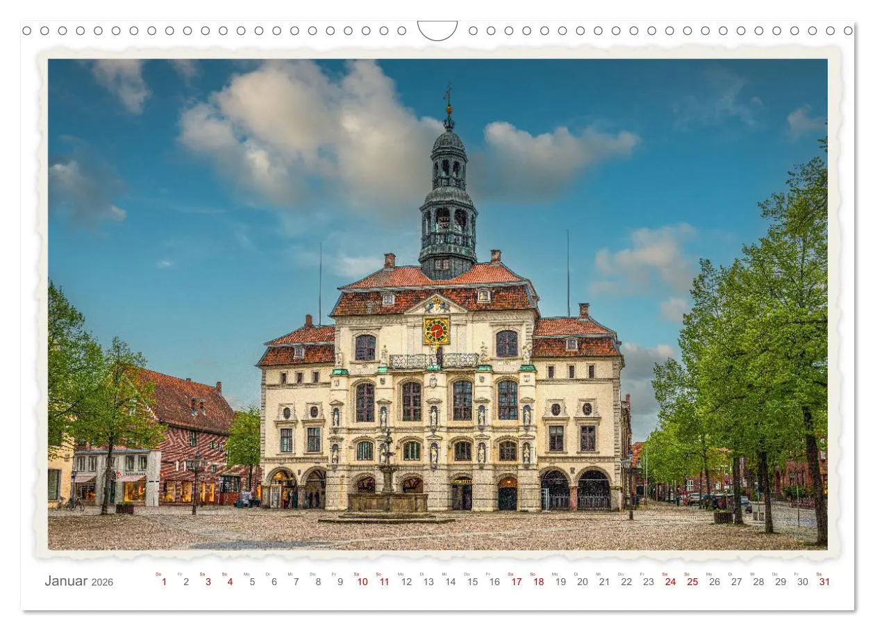 Bild: 9783457463673 | Malerisches Lüneburg (Wandkalender 2026 DIN A3 quer), CALVENDO...