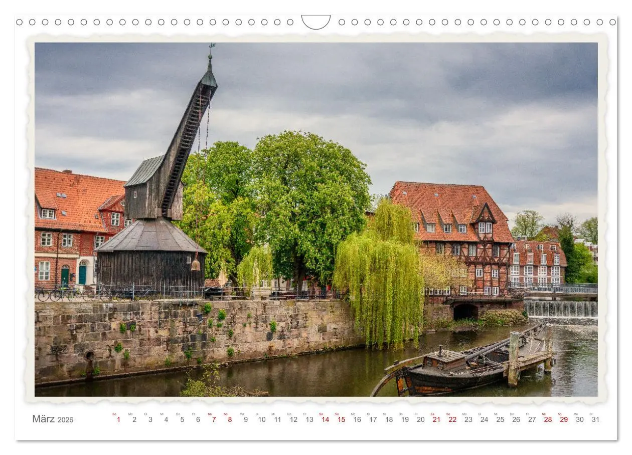 Bild: 9783457463673 | Malerisches Lüneburg (Wandkalender 2026 DIN A3 quer), CALVENDO...