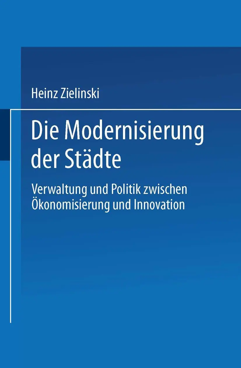 Cover: 9783824443673 | Die Modernisierung der Städte | Heinz Zielinski | Taschenbuch | 214 S.