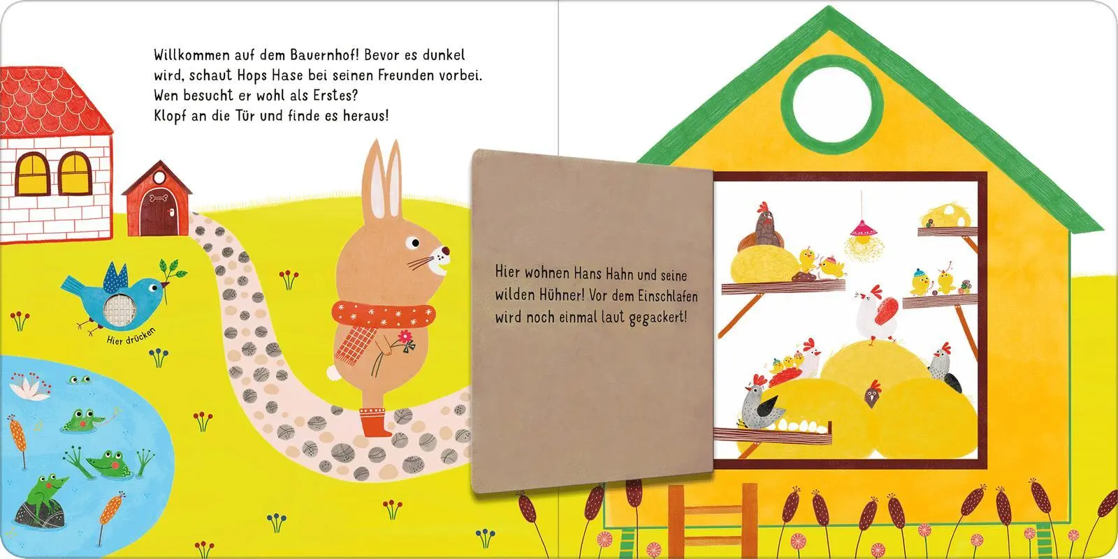 Bild: 9783845853673 | Klopf, klopf! Auf dem Bauernhof | Valeria Valenza | Buch | 12 S.