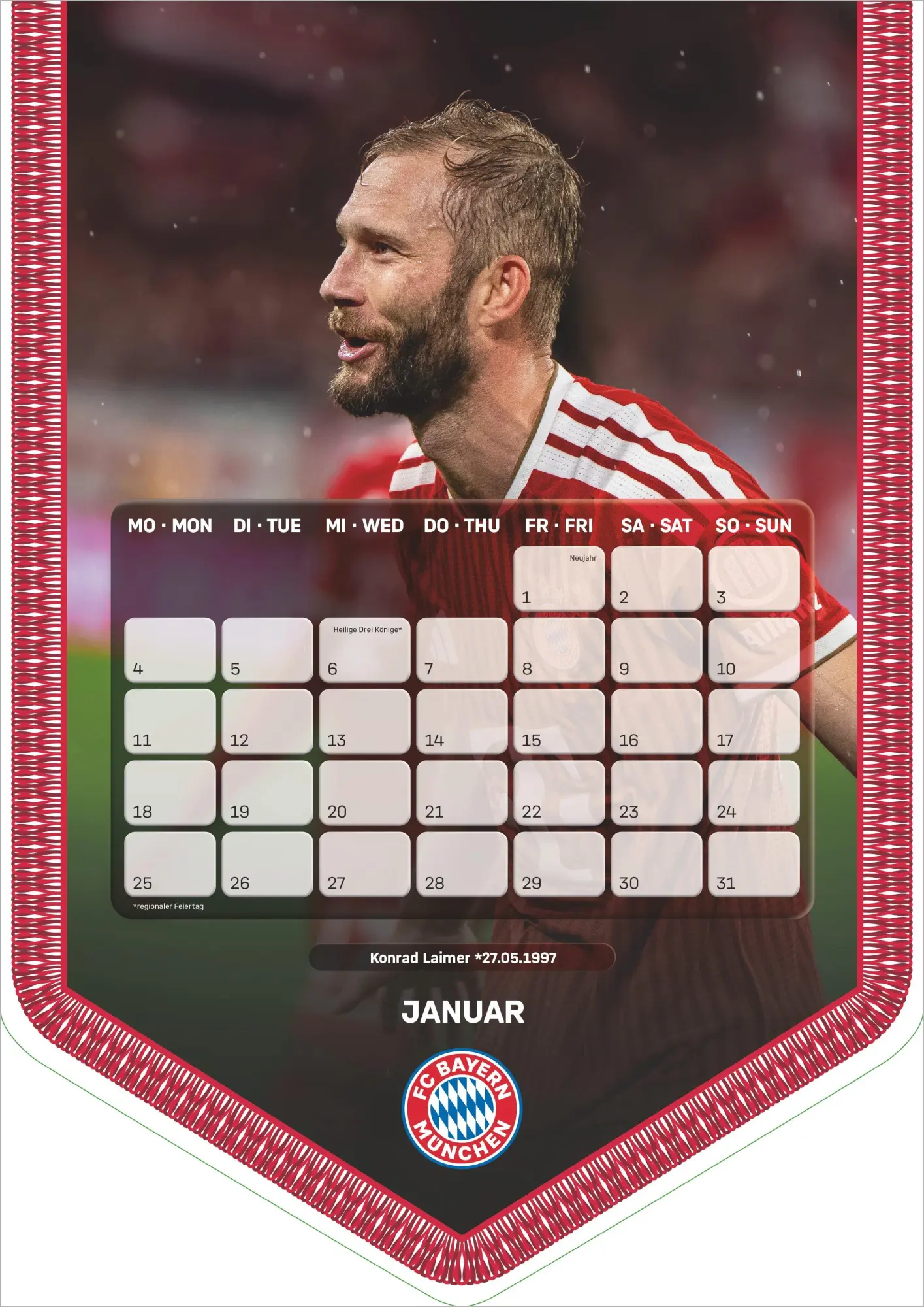 Bild: 4069095013773 | FC Bayern München 2027 | Neumann Verlage GmbH &amp; Co KG | Kalender
