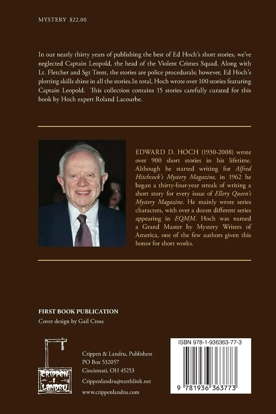 Rückseite: 9781936363773 | The Killer Everyone Knew and Other Captain Leopold Stories | Hoch