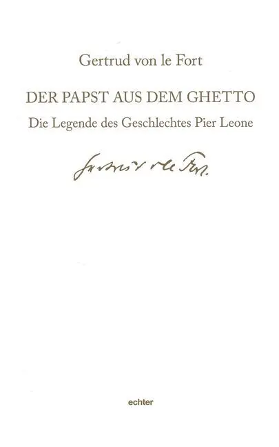 Cover: 9783429043773 | Der Papst aus dem Ghetto | Die Legende des Geschlechts Pier Leone
