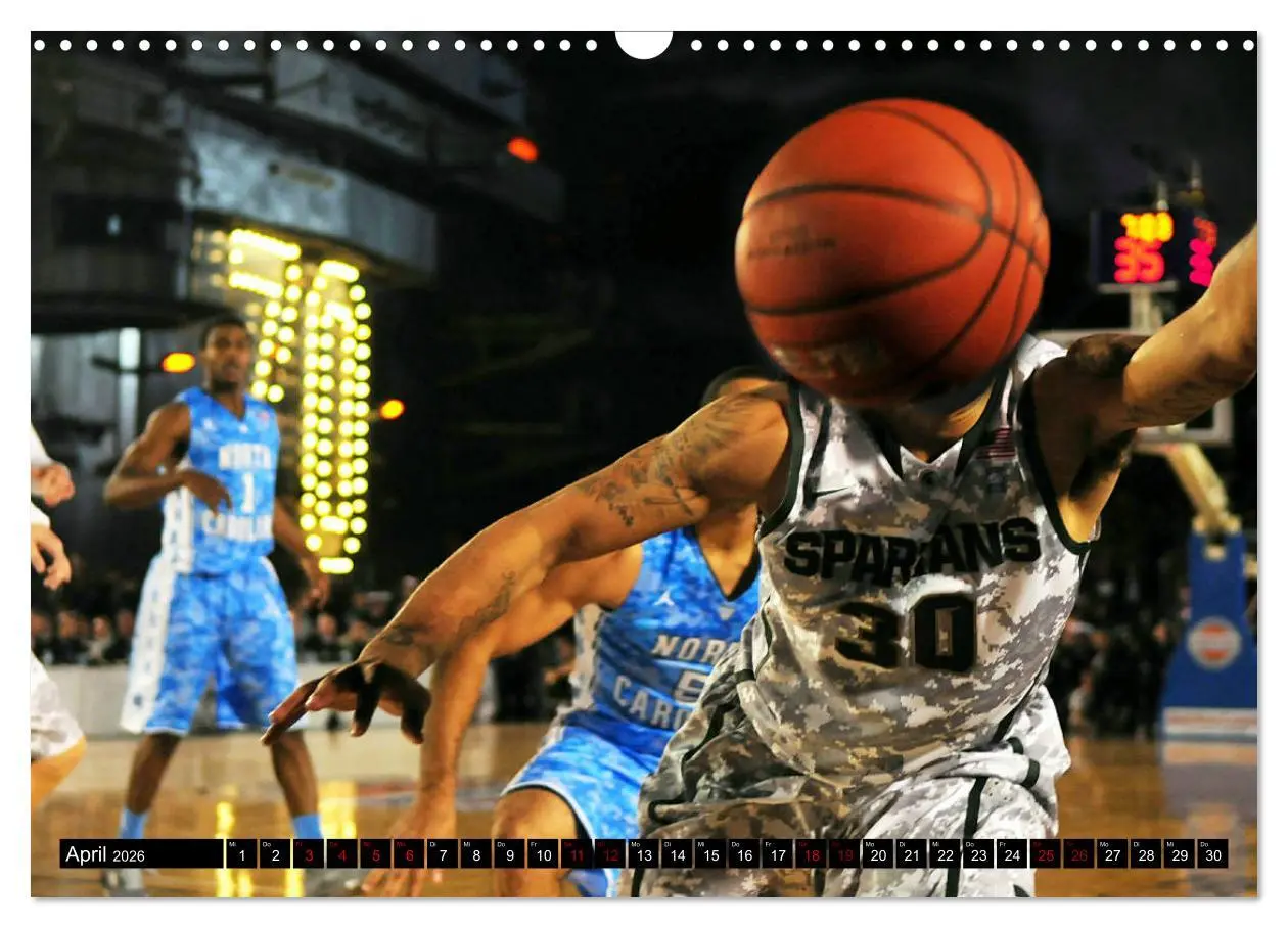 Bild: 9783457833773 | Trendsport Basketball (Wandkalender 2026 DIN A3 quer), CALVENDO...