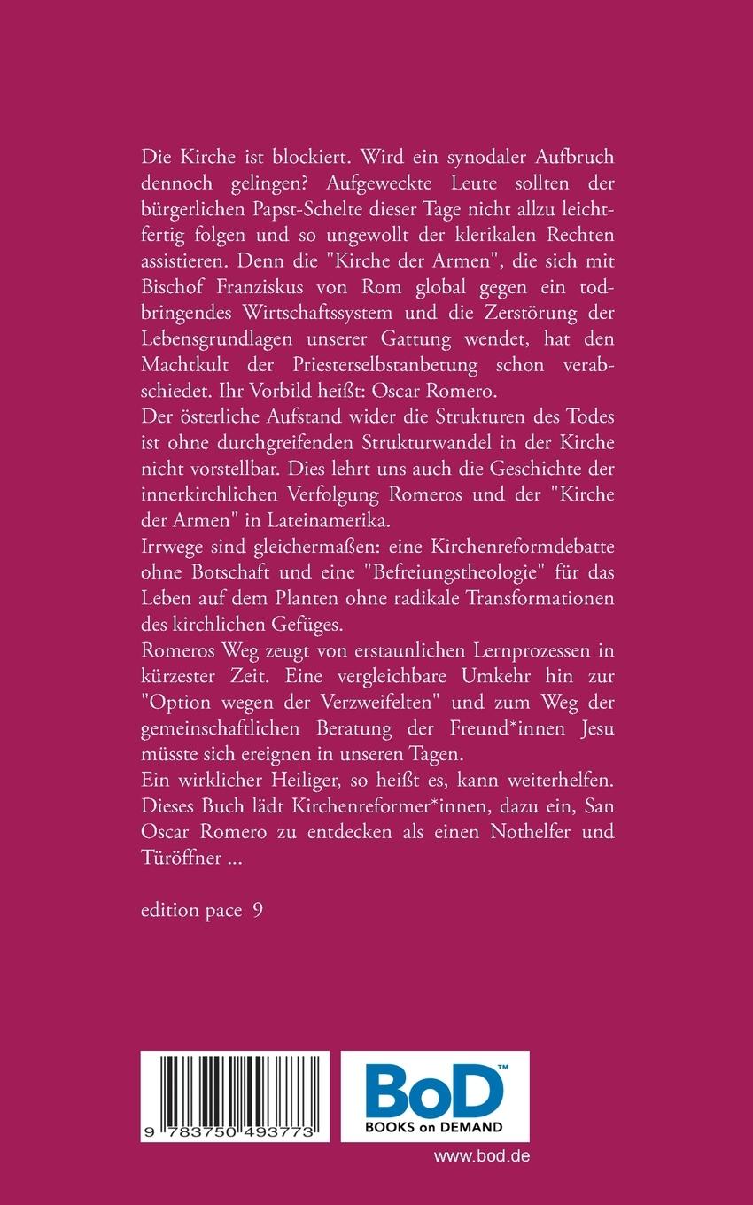 Rückseite: 9783750493773 | Oscar Romero, die synodale Kirche und Abgründe des Klerikalismus