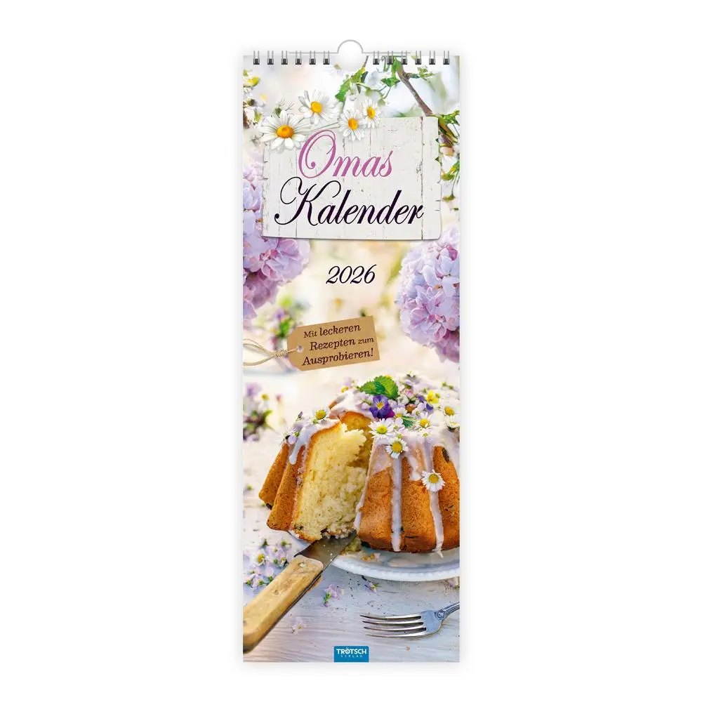 Cover: 9783988023773 | Trötsch Maxi-Streifenkalender Omas Kalender 2026 | Wandkalender | KG