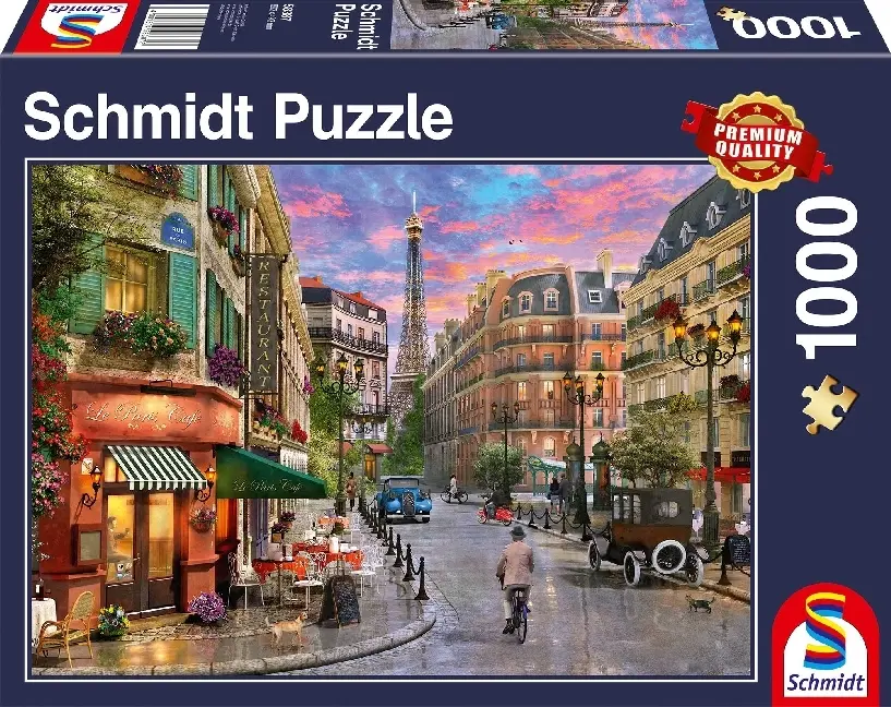 Cover: 4001504583873 | Straße zum Eiffelturm (Puzzle) | Spiel | In Spielebox | 58387 | 2019